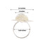 4 Pack 2" Elegant Silver Metal Floral Serviette Napkin Rings, Daisy Flower Buckle Napkin Holders