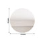 10-Pack Candle Plate Table Setting Circle Acrylic Mirror Tray Silver Round - Event Centerpiece Decor 12"
