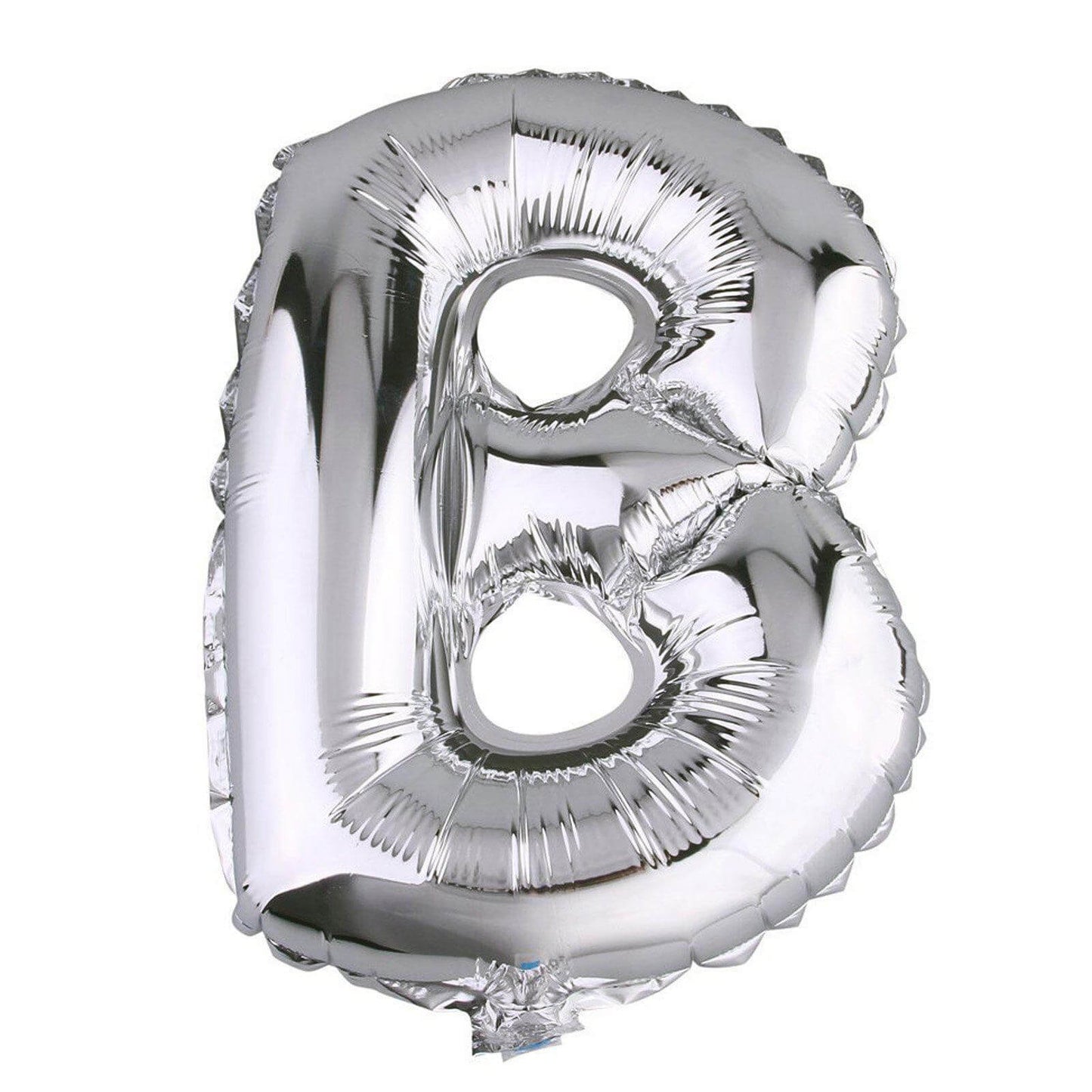 35inch Metallic Silver Mylar Foil Helium/Air Number and Letter Balloons