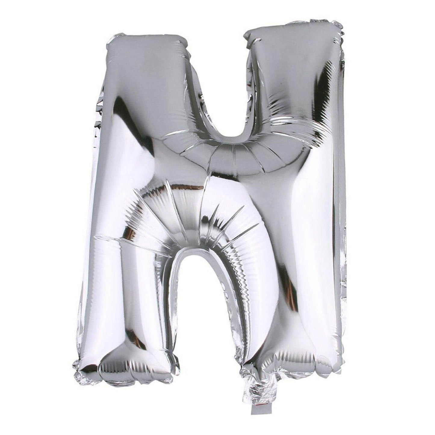 35inch Metallic Silver Mylar Foil Helium/Air Number and Letter Balloons
