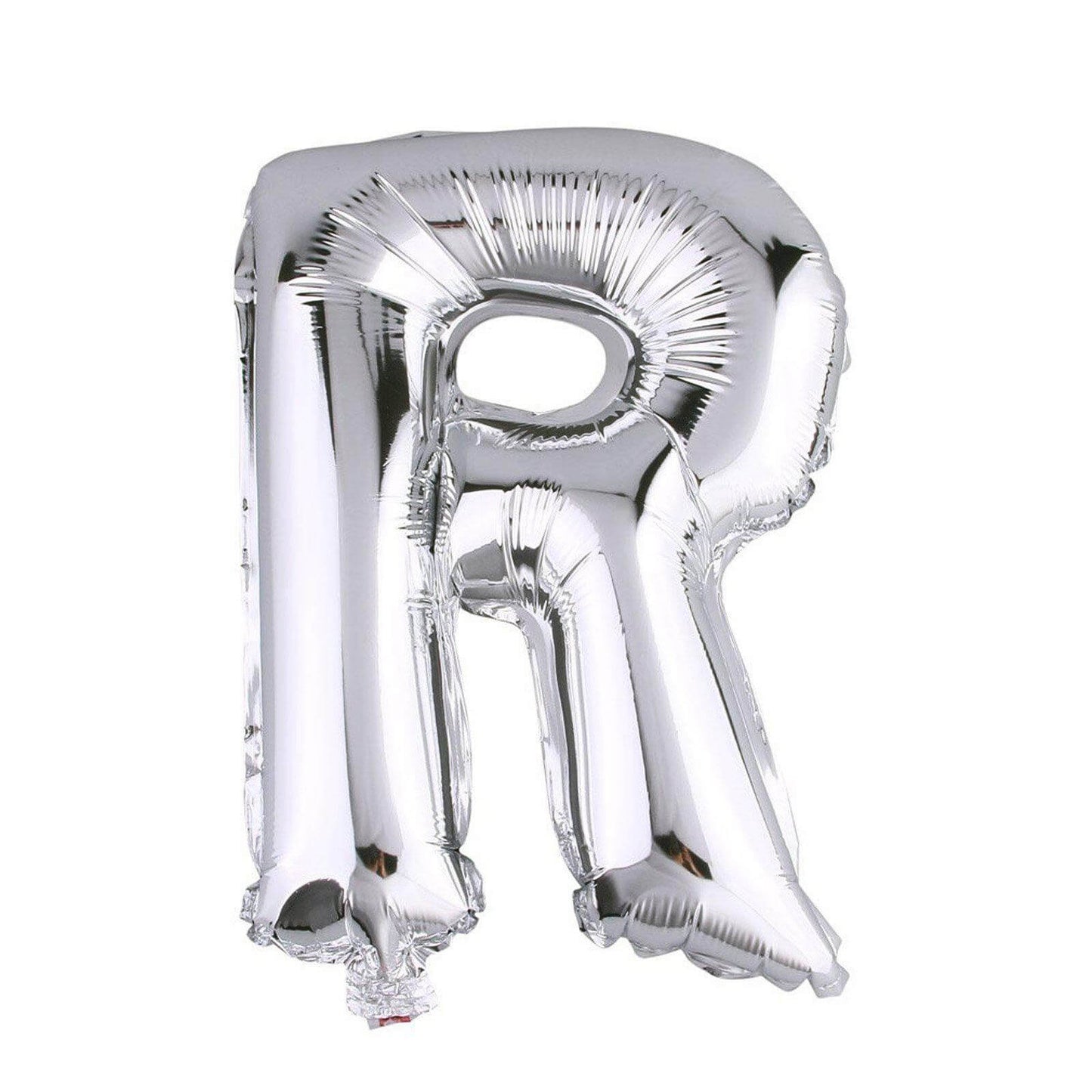 35inch Metallic Silver Mylar Foil Helium/Air Number and Letter Balloons