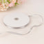 100 Yards 3/8" Silver Single Face Decorative Satin Ribbon