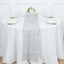 Mesh 12"x108" Table Runner Silver - Sequin Schiffli Lace Design for Stylish Celebrations