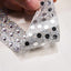 Decorative Rhinestone Alphabet "R" Letter Stickers, Glitter Adhesive Craft Letters Silver DIY Sparkle Embellishments 8"