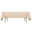 Premium Polyester 60"x102" Rectangle Tablecloth Beige - Durable 220GSM Wrinkle-Resistant Table Cover