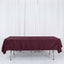 Polyester 54"x96" Rectangle Tablecloth Burgundy - Wrinkle-Resistant & Easy-to-Care Table Cover