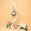 12-Arm Cluster Taper Candle Holder Gold with Clear Glass Shades - Grand Candle Arrangement for Events 57"
