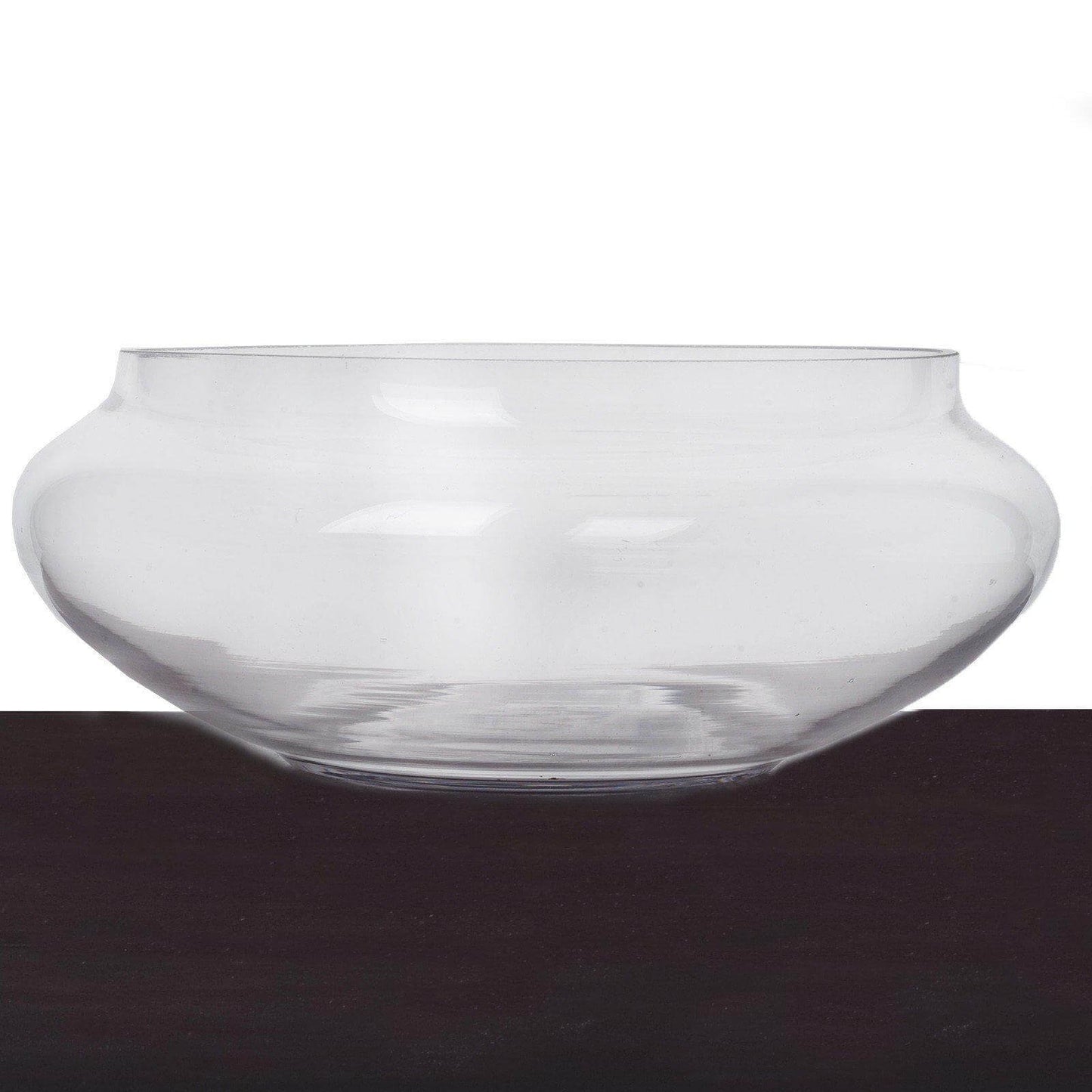Glass Floating Candle Bowl Multi-Purpose Design - Table Centerpiece for Decor 10"