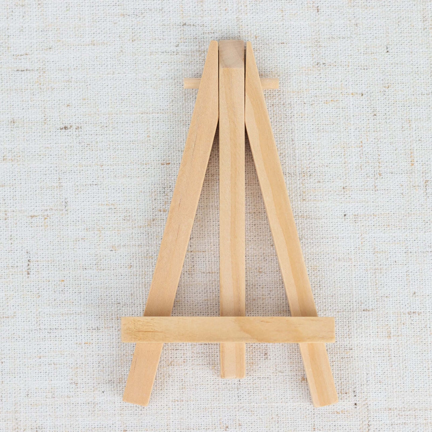 10-Pack Wooden Display Easel Stands DIY Mini Design Natural - Rustic Place Card Table Number Holders 5"