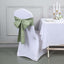 5 Pack Polyester Chair Sashes Dusty Sage Green 6"x108"