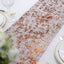 Mesh Polyester 108" Table Runner Roll Metallic Bronze - Distressed Foil Look Disposable Table Decor