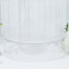 Acrylic Cake Stand Display Box Transparent Clear 18" Round - Decorative Pedestal Riser for Weddings