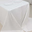 100% Cotton 90"x156" Rectangle Tablecloth White Linen - Seamless, Soft & Breathable Table Cover