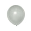 10 Pack 18" Matte Pastel Silver Helium or Air Latex Party Balloons