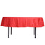 Polyester 90" Round Tablecloth Red - Stain & Wrinkle-Resistant Table Cover