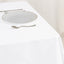 Cotton Blend 54"x54" Table Overlay Square Tablecloth White - Wrinkle-Resistant Table Topper