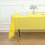 5-Pack Plastic Table Covers Yellow Rectangle - Reliable PVC Disposable Covers for Gatherings 54"x108"