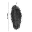 12 Pack Black Natural Plume Ostrich Feathers Centerpiece Filler - 24"-26"