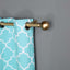 42"-126" Adjustable Curtain Rod Set, Gold, Round Finials