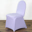 10 Pack Spandex Chair Covers for Banquet Chairs Lavender Lilac - Durable Reusable Stretch Slip-On Covers