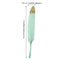 30-Pack Turkey Feathers Craft Feathers Glitter Gold Tip Mint - Decorative Feathers for DIY Party Projects