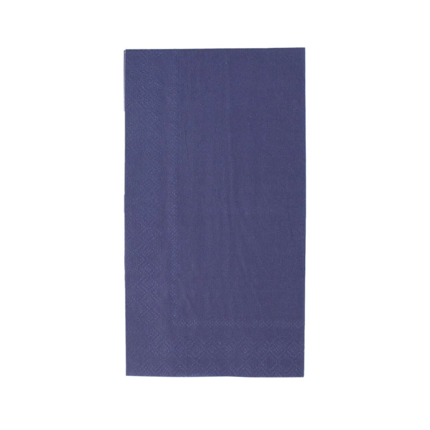 50-Pack Paper Napkins Navy Blue - Soft Disposable 2-Ply Dinner Napkins for Weddings