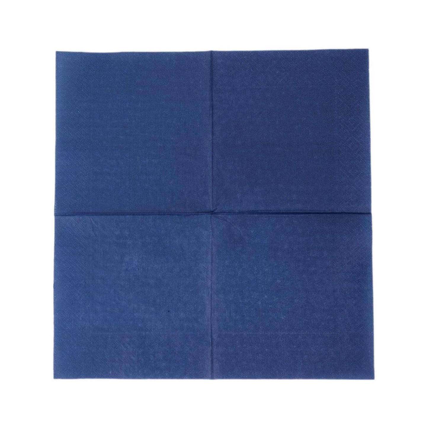 50-Pack Paper Beverage Napkins Navy Blue - 2 Ply Disposable Soft 18GSM Cocktail Napkins 5"x5"