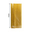 50-Pack Paper Drinking Straws Metallic Gold Foil Food Grade - Disposable Biodegradable Straws for Events 8"