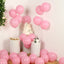 50 Pack Matte Pastel Pink Biodegradable Balloons 12", Round Eco-friendly Thick Latex Party Balloons