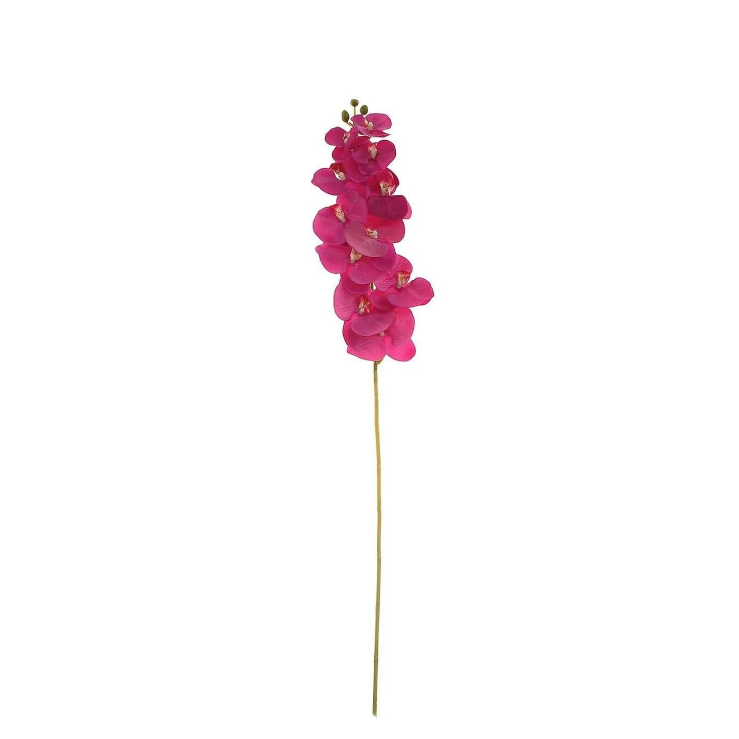 2 Stems 40" Tall Fuchsia Artificial Silk Orchid Flower Bouquets