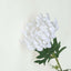 3 Stems White 27" Artificial Silk Chrysanthemum Bouquet Flowers, Large Faux Mum Branches