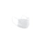 30 Pack 3 Ply White Cotton Face Mask, Reusable Fabric Masks With Soft Ear Loops
