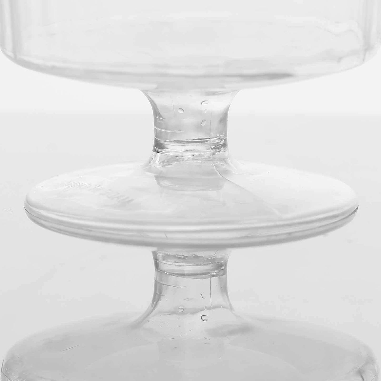 12-Pack Plastic Wine Glasses Clear Short Stem - Durable Disposable Drinkware for Wine 8oz