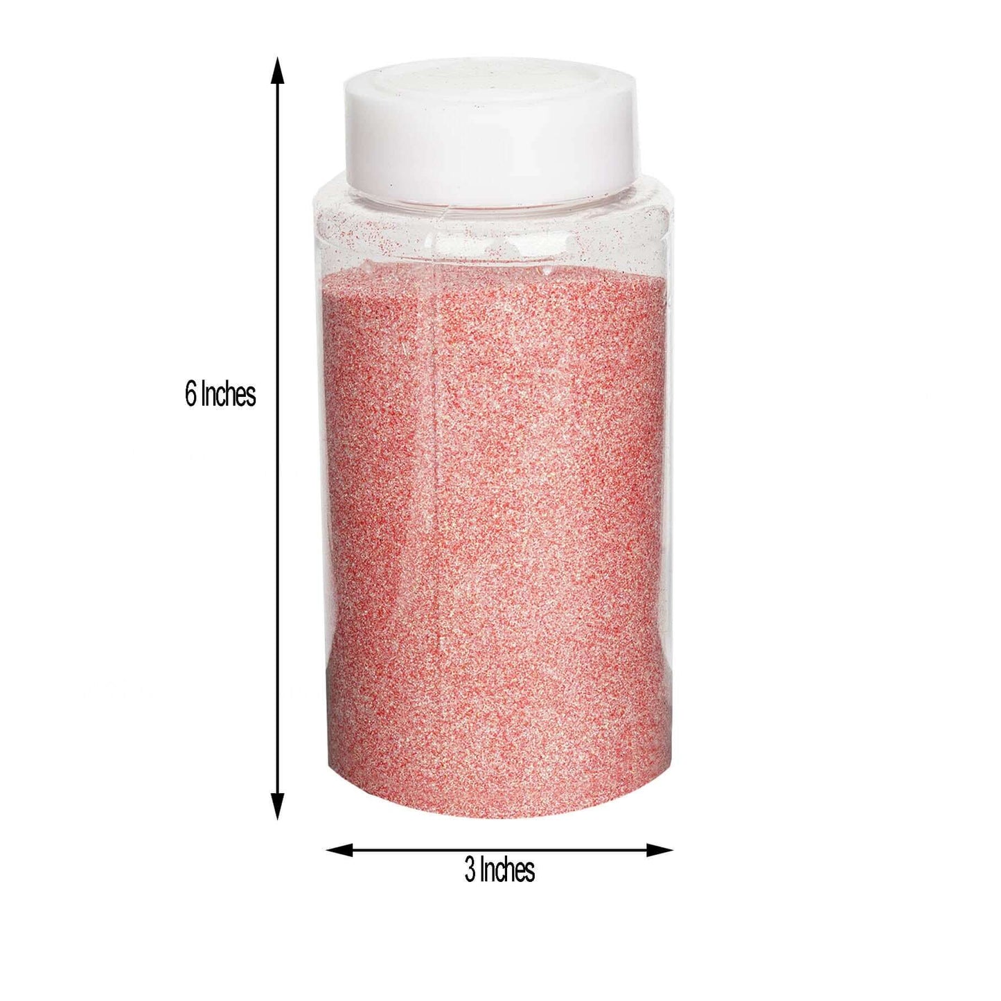 Extra Fine Glitter Bottle Coral - Nontoxic Glitter Dust Powder for Fun DIY Projects Kidsâ€™ Crafts Resin Art & Festival Decor 1 lb