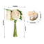 5 Flower Head Beige Peony Bouquet Artificial Silk Peonies Spray