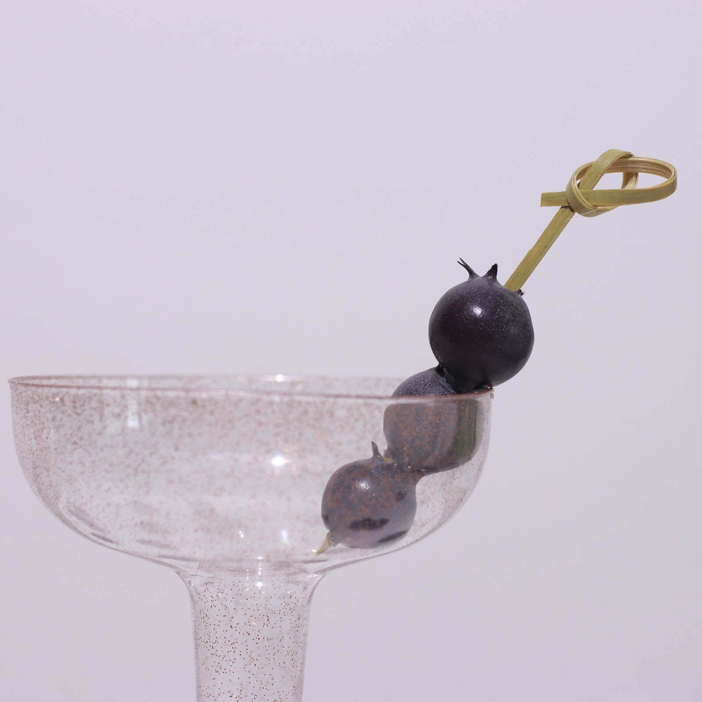 100-Pack Bamboo Skewers Knotted Style - Natural Eco Friendly Wooden Cocktail Picks for Food Display Party Snacks & Outdoor Cooking 3.5"