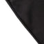 Scuba Round 108" Tablecloth Black - Wrinkle Free & Stain Resistant Table Cover for Exquisite Events