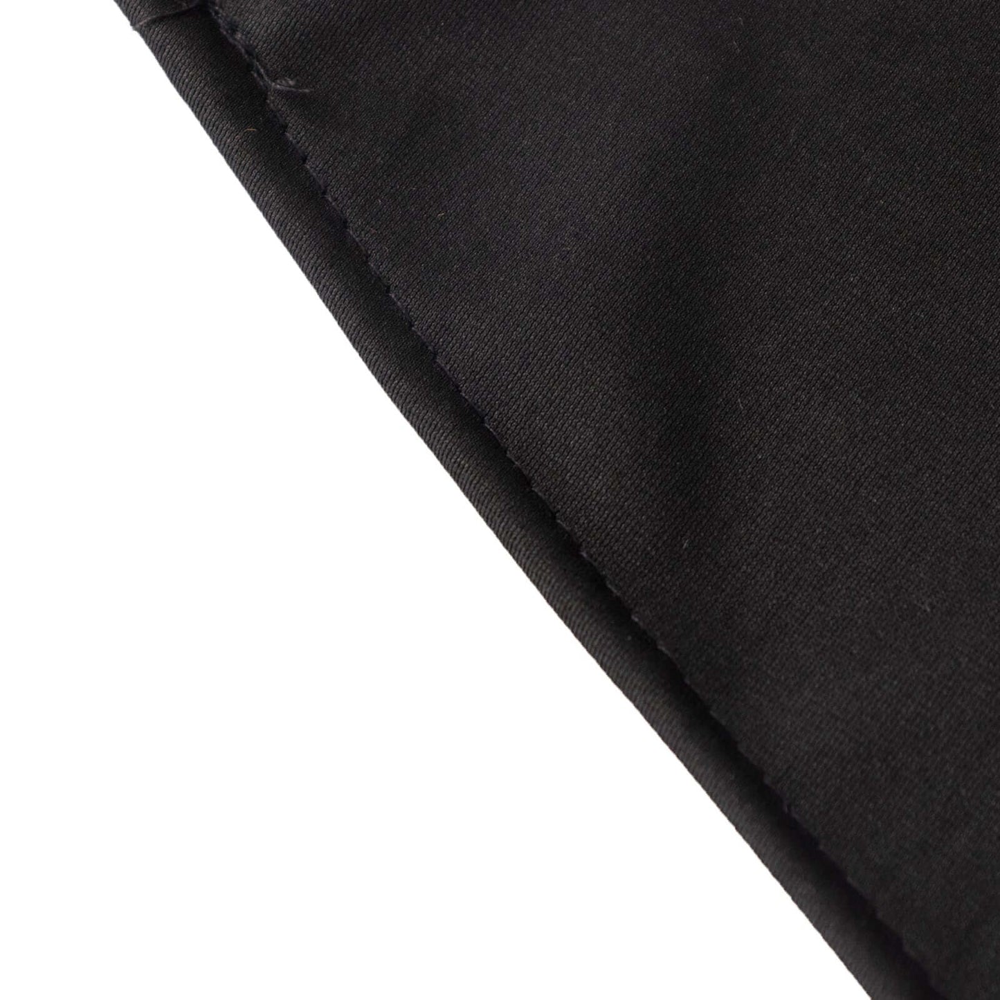 Scuba Round 108" Tablecloth Black - Wrinkle Free & Stain Resistant Table Cover for Exquisite Events