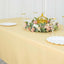 Premium Polyester 60"x102" Rectangle Tablecloth Champagne - Durable 220GSM Wrinkle-Resistant Table Cover