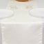 Lamour Satin 12"x108" Table Runner Ivory - Smooth & Lustrous Finish
