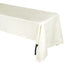 Premium Polyester 60"x126" Rectangle Tablecloth Ivory - Stain-Resistant 220GSM Finish Table Cover