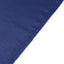 Lamour Satin 60"x102" Rectangle Tablecloth Navy Blue - Durable & Silky Soft Feel Table Cover