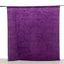 Purple Crushed Velvet Backdrop Curtain â€“ 8ft x 8ft Event Drape with Rod Pocket, Privacy Panel for Photo Booths & Events