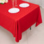 Scuba Rectangular 60"x102" Tablecloth Red - Wrinkle Free & Stain Resistant Table Cover