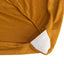 Spandex Chair Cover with Silver Rhinestone Buckled Sash Band Gold - Stylish Stretch Fitted Slipcover for Banquets & Events