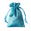 12 Pack 4"x6" Turquoise Satin Drawstring Wedding Party Favor Gift Bags