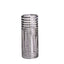2-Pack Glass Cylinder Vases Silver Striped - Sophisticated Flower Centerpieces for Events 11"