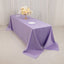 Lamour Satin 90"x156" Rectangle Tablecloth Lavender Lilac - Luxurious, Soft Seamless Table Cover
