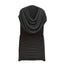 Spandex Chair Cover with Ruched Swag Back and Foot Pockets for Banquet Chairs Black - Fitted Slipcover
