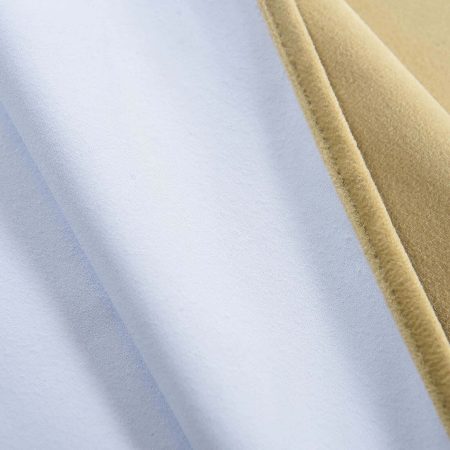 2 Pack Champagne 330 GSM Premium Velvet Thermal Blackout Curtains With Chrome Grommet Window Treatment Panels - 52"x64"